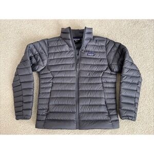 Patagonia Down Sweater Puffer Jacket Mens M Gray Snow Winter Goose Feather